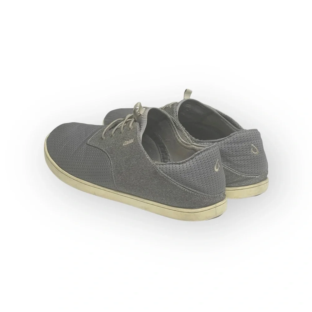 OluKai ʊ Nohea Moku Slide Drop in Heel Deck Boat Shoes Sneakers ʊ Charcoal ʊ 12